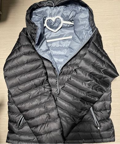 MUSINSA | AEAE NEW SYMBOL REVERSIBLE LIGHT DOWN [BLACK]
