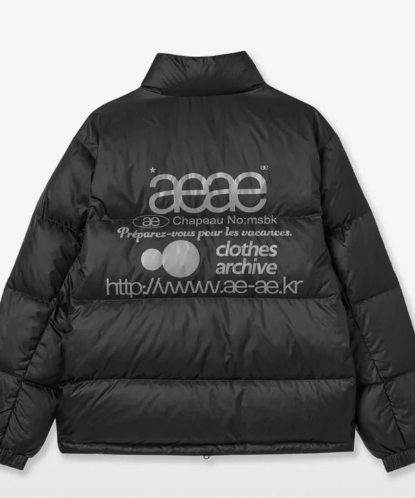 AEAE★韓国★人気★男女兼用★WEB LOGO DOWN JACKET 2色 AEAE☆韓国☆人気☆男女兼用☆WEB LOGO DOWN JACKET 2色
