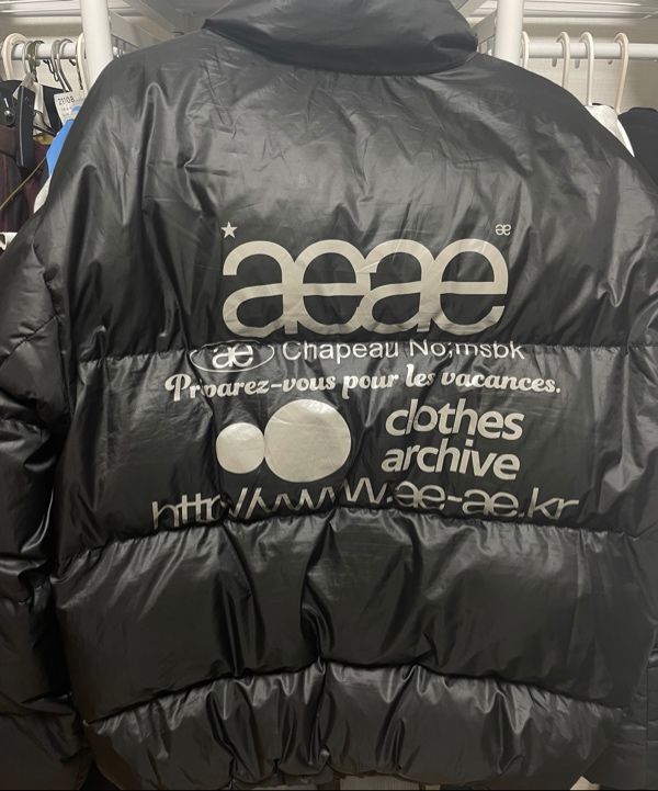 【新品未使用】aeae WEB LOGO TEAM JACKET aeae】WEB LOGO TEAM JACKET