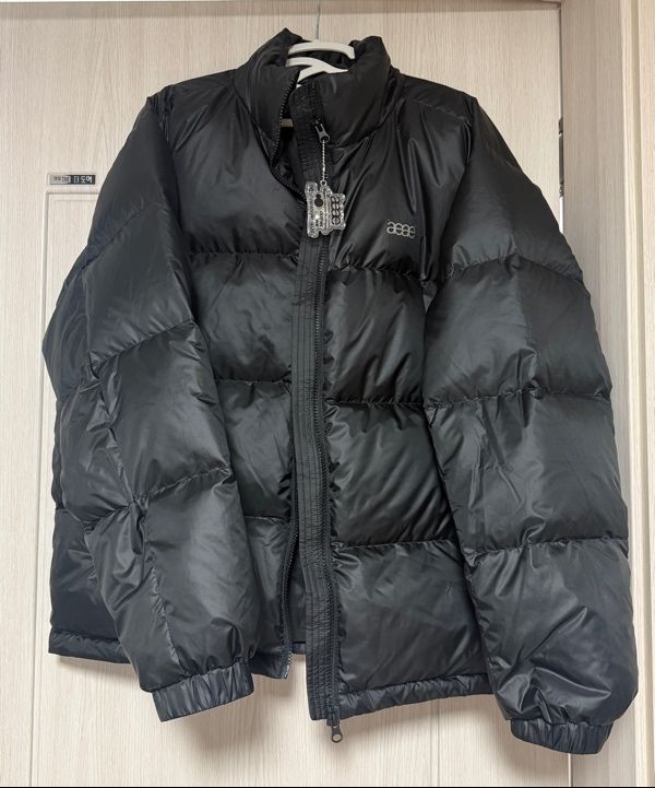 ★AEAE ★WEB LOGO DOWN JACKET MUSINSA | AEAE WEB LOGO DOWN JACKET [BLACK]