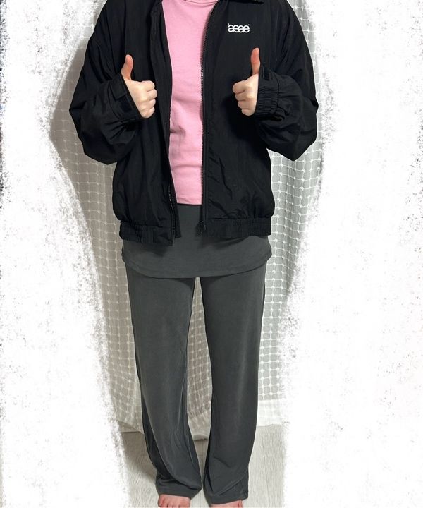 [AEAE]WEB LOGO TEAM JACKET【BLACK】(ブラック) MUSINSA公式 | AEAE WEB LOGO TEAM JACKET [BLACK]