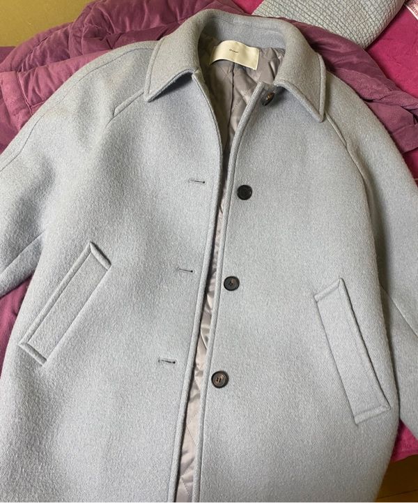 dunst ALPACA HALF MAC COAT BUTTER 韓国 MUSINSA | DUNST FOR WOMEN ALPACA HALF MAC COAT GREYISH