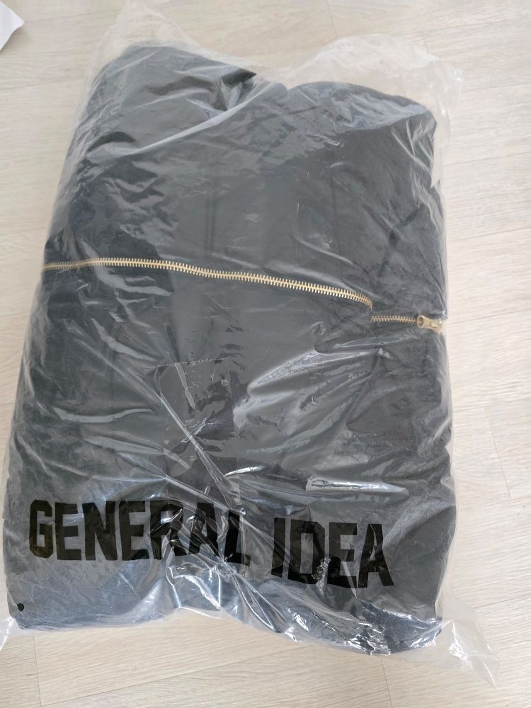 MUSINSA | GENERAL IDEA Glove Set Short Puffer [CREAM