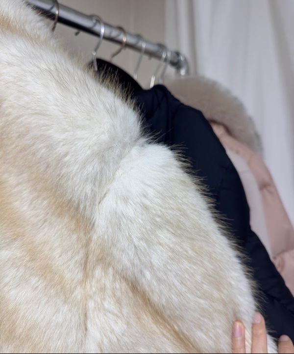 MUSINSA公式 | ILLIGO シアリングファージャケットアイボリー