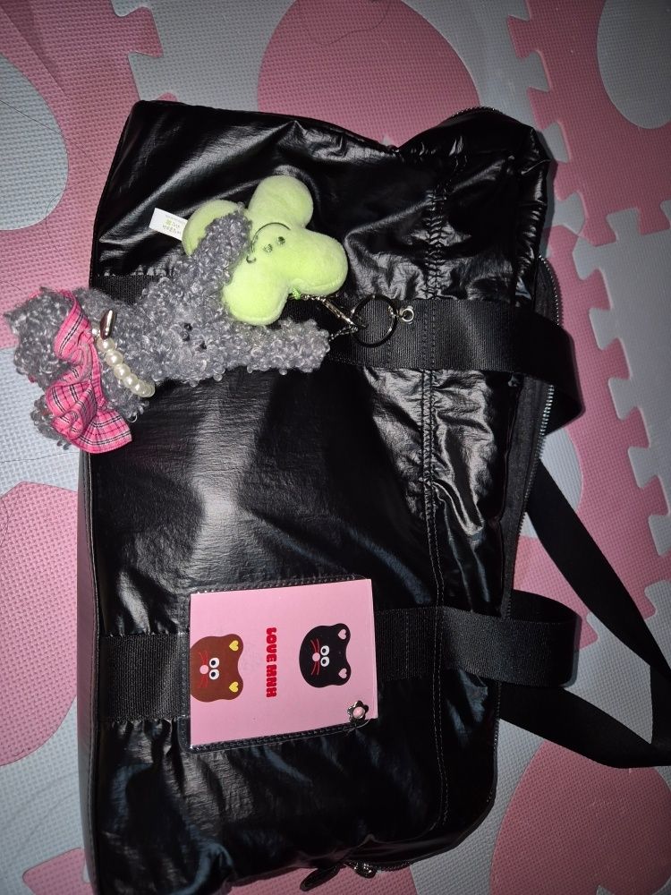 MUSINSA | fennec PHOTOCARD STORAGE BAG - BLACK