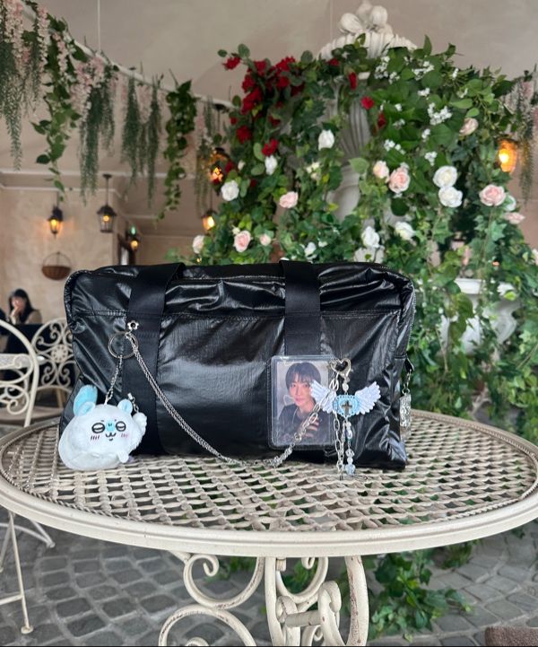 MUSINSA | fennec PHOTOCARD STORAGE BAG - BLACK