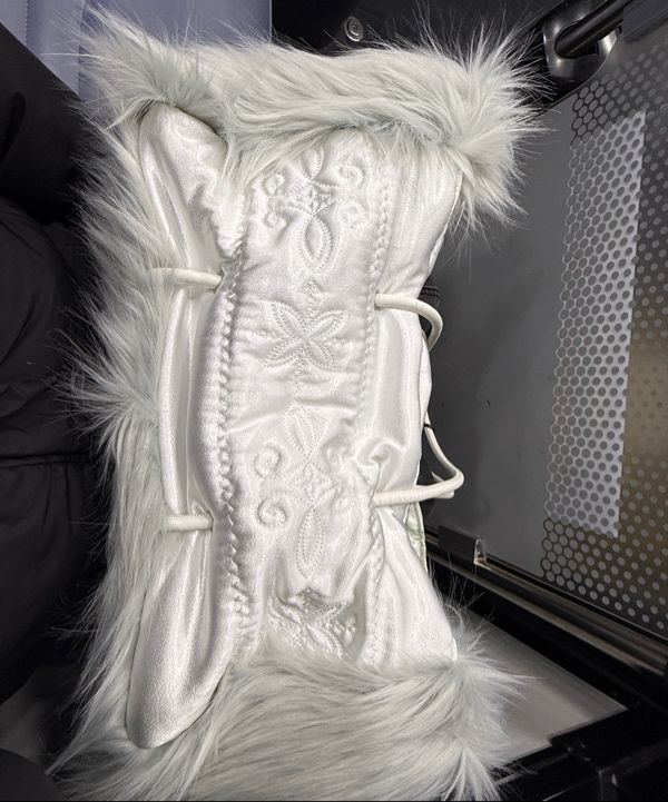 sculptor fluffy slouchy satin bag グレー MUSINSA公式 | SCULPTOR Fluffy Slouchy Satin Bag White/Ice Gray