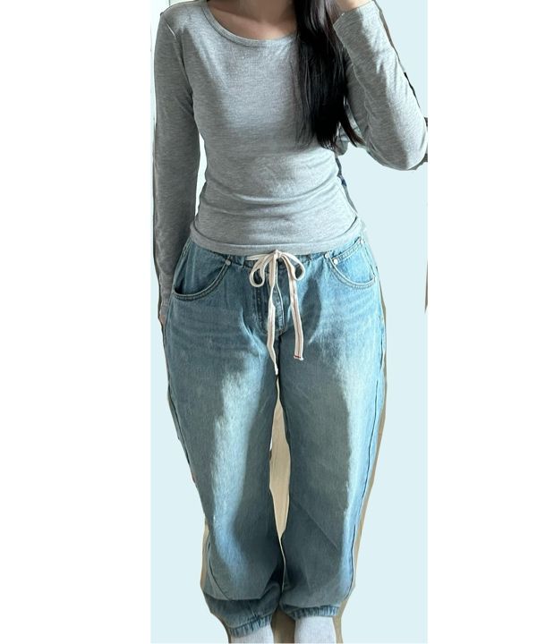 MUSINSA | SCULPTOR Everyday Lowrise Denim Light Blue