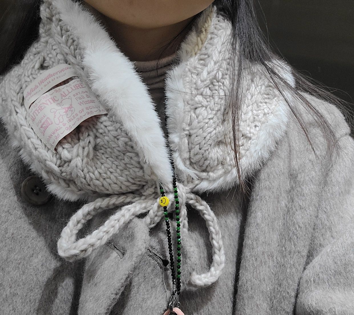 [Rockfish Weatherwear] CABLE FUR KNIT EARMUFF ☆送料込☆ Rockfish weatherwear knit ear muff（☆ROCKFISH WEATHERWEAR