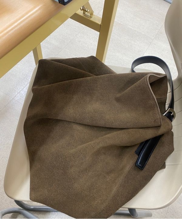 ANDROS ■ Mocha Suede Bag bag - Andros