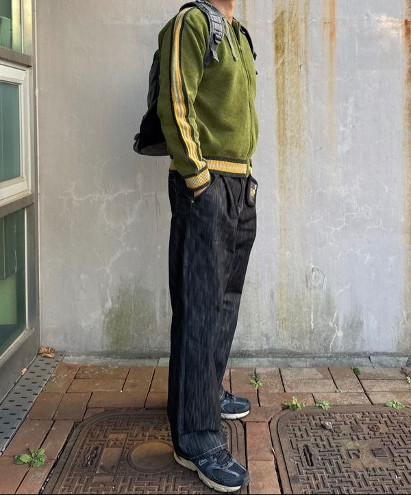 ディスイズネバーザット Striped Zip Cardigan Olive MUSINSA公式 | thisisneverthat Striped Zip Cardigan Olive