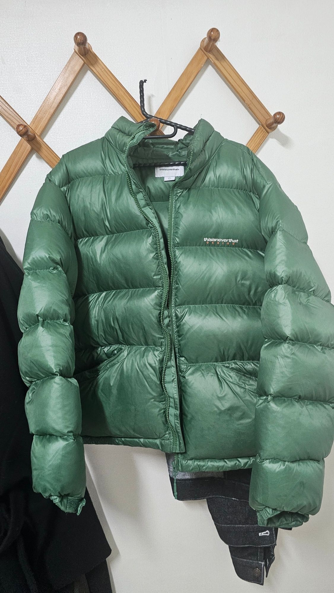 MUSINSA | thisisneverthat DSN Down Puffer Jacket Green