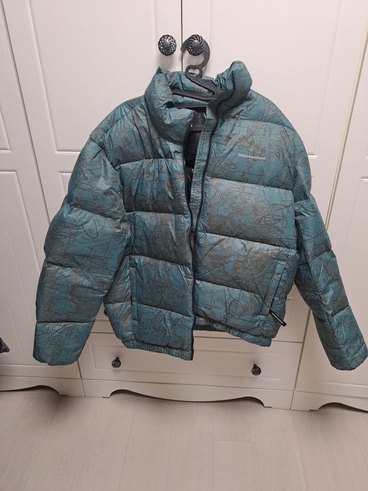MUSINSA | thisisneverthat PERTEX® T Down Jacket Teal