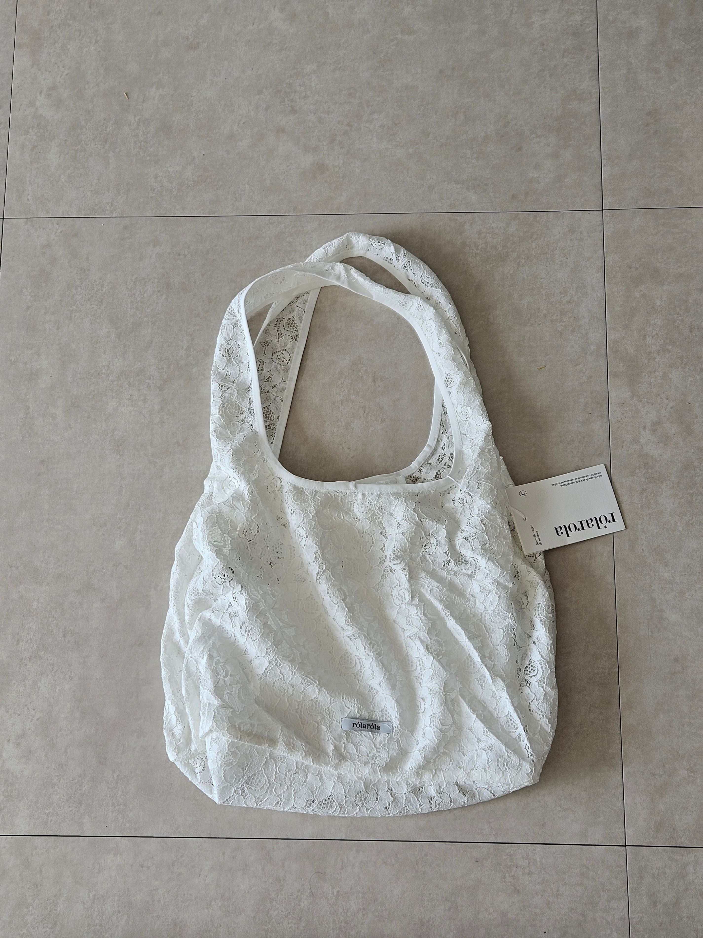 [rolarola] LACE BAG WHITE *韓国人気アイテム MUSINSA | ROLAROLA LACE BAG WHITE