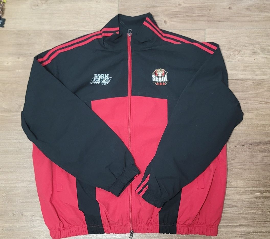 【1993studio】 [FC Seoul] Fleece Color Block Track Jacket MUSINSA | 1993STUDIO [FC Seoul] Fleece Color Block Track