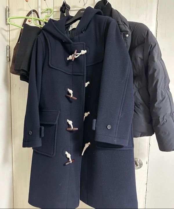 MUSINSA | DUNST FOR WOMEN UNISEX CLASSIC DUFFLE COAT NAVY