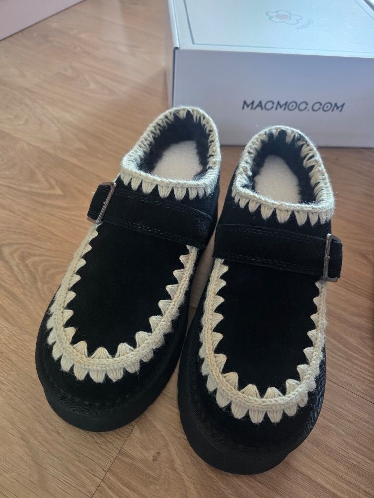 MUSINSA公式 | MACMOC Bbodeuk ソフトレザー防寒シューズ