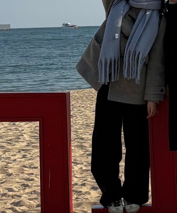 MUSINSA公式 | ROLAROLA HAIRY DUFFLE HALF COAT GRAY