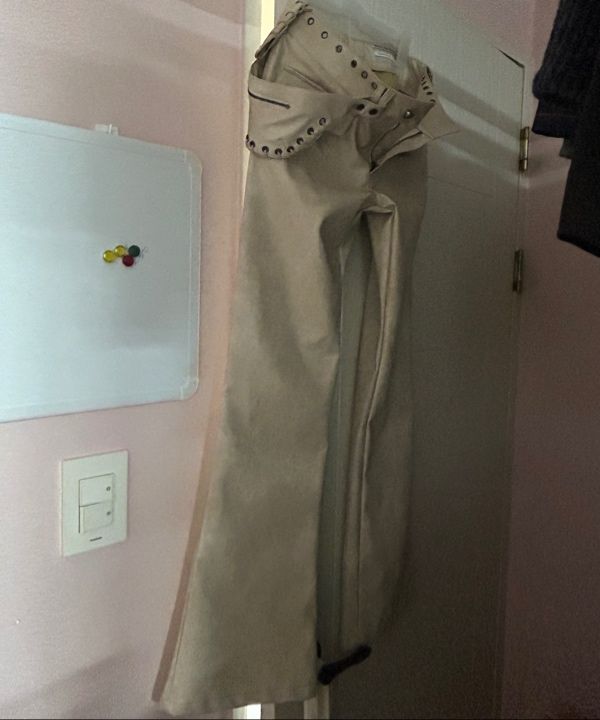 MUSINSA | SCULPTOR Western Fanny Pack Pants Raw