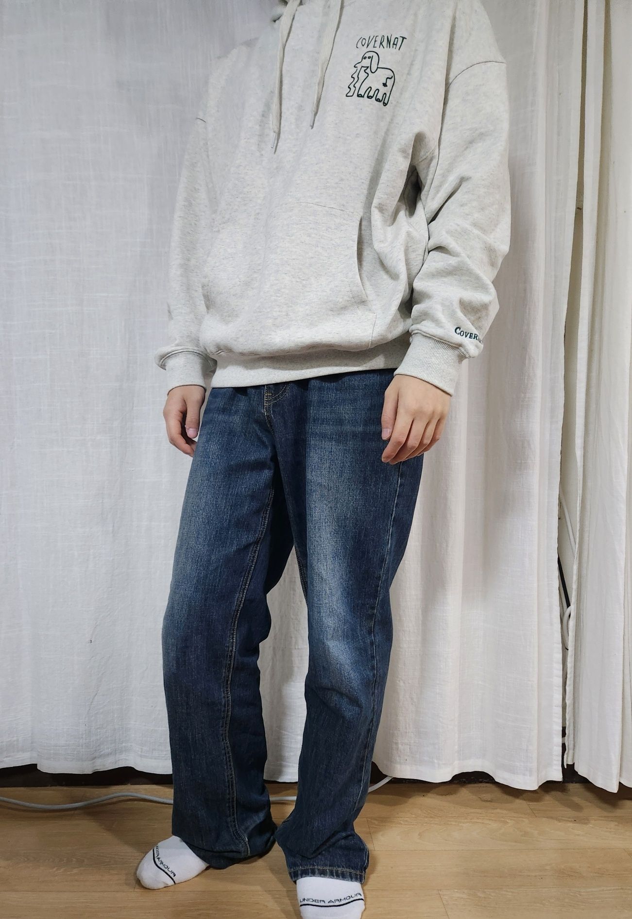 パーカー・フーディ COVERNAT Sketch Hoodie Oatmeal MUSINSA | COVERNAT Sketch Hoodie Oatmeal
