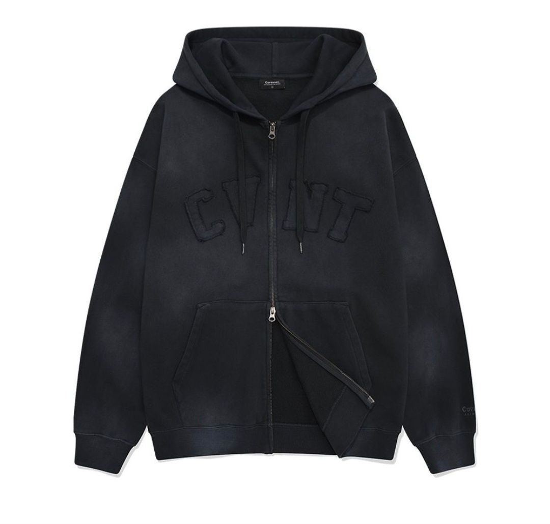 ★COVERNAT★ CVNT Dying Overfit Hoodie Zip-up Navy MUSINSA | COVERNAT CVNT Dying Overfit Hoodie Zip-up Brown
