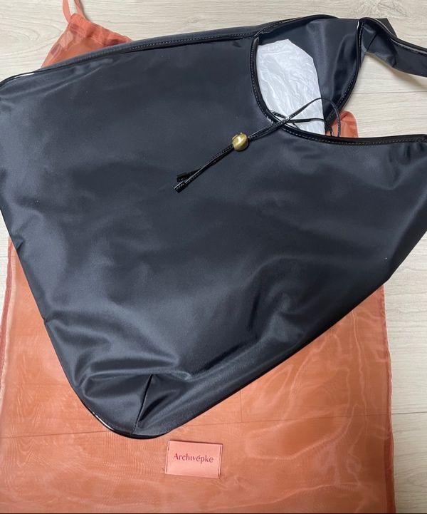 【Archivepke】Luv basket bag Archivepke Luv Basket Bag (Nylon Black)