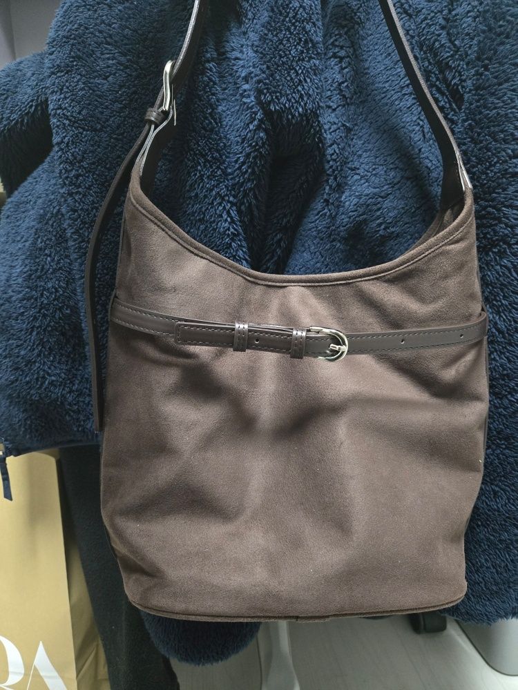 ☆MCLANEE☆ Belted suede bucket bag belted_suede MUSINSA | MCLANEE Belted suede bucket bag
