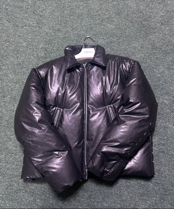 DoffJason ブラックレザージャケット L ドフジェーソン DOFFJASON フェイクレザージャケット ブラック サイズ