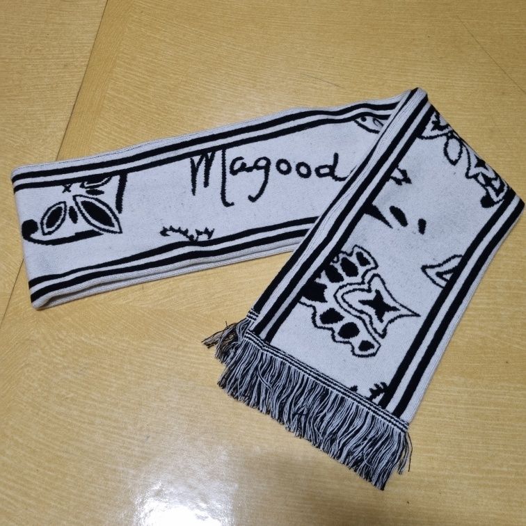◇MAGOODGAN◇ 9206 Jacquard Navy Muffler Designer fashion, Seoul-fully created | W Concept