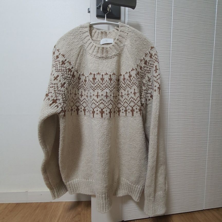【MIS PRODUCT】 Bern Nordic Round Knit_Navy MUSINSA | MOOD INSIDE Bern Nordic Round Knit_Navy