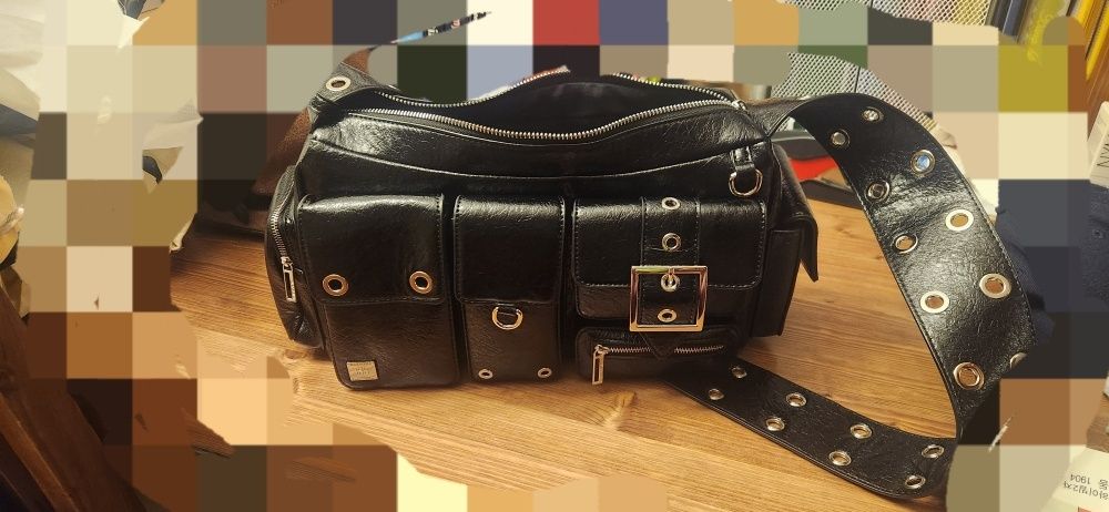 MUSINSA公式 | BLACK PURPLE [GL] Fortress Bag-Black