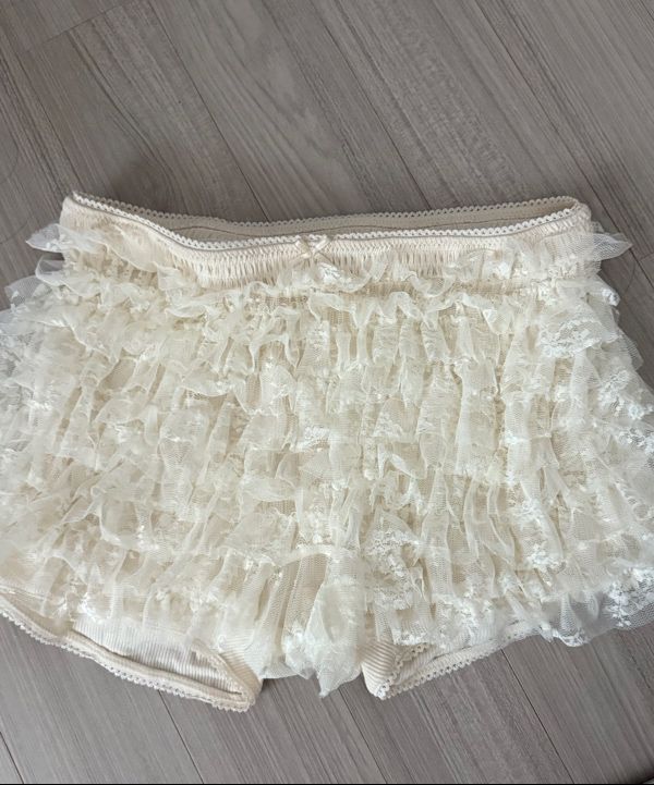 パンツ GLOWNY POLLY LACE BLOOMER SHORTS (IVORY) MUSINSA | GLOWNY POLLY LACE BLOOMER SHORTS (IVORY)