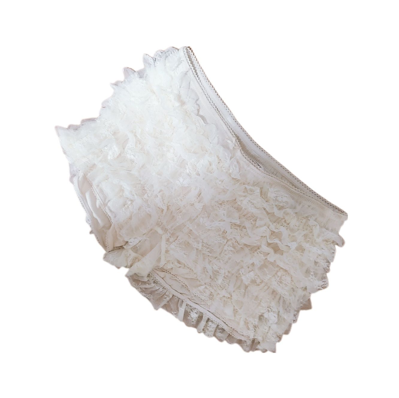 MUSINSA | GLOWNY POLLY LACE BLOOMER SHORTS (IVORY)