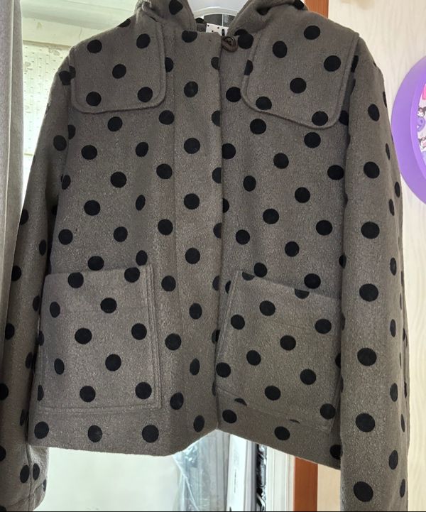 ジャケット・アウター OHESIO/Hooded Half Coat Dot Brown MUSINSA | OHESHIO HOODED HALF COAT, DOT BROWN