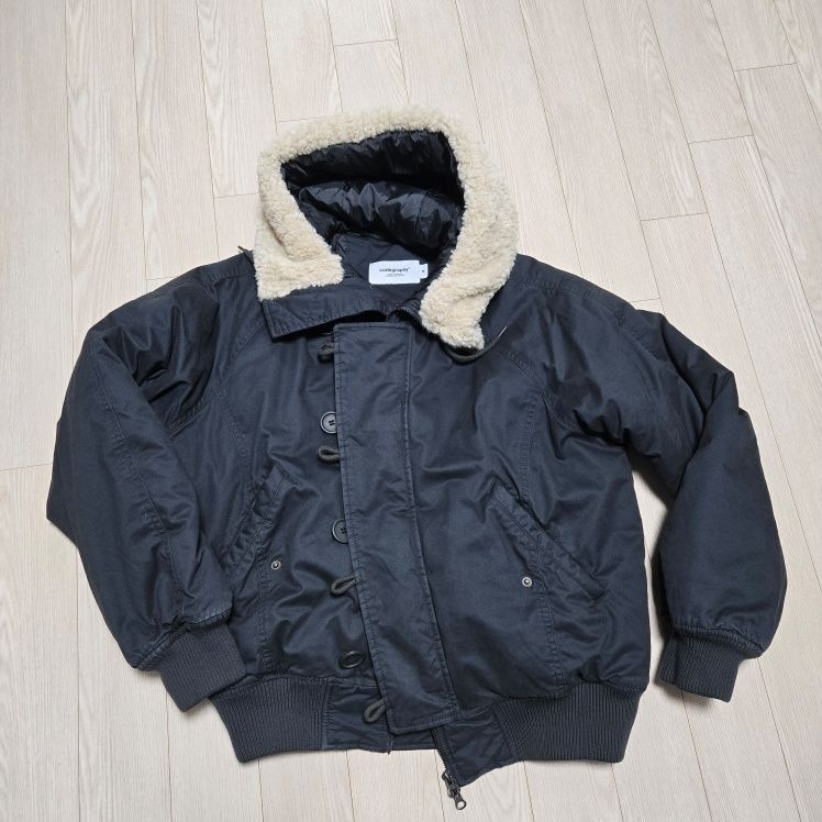 MUSINSA | Codegraphy N2B Short Padding_Charcoal