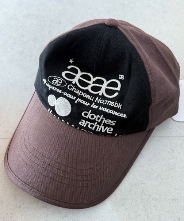 AEAE☆[正規品] WEB LOGO 5 PANNEL BALL CAP #2 (AEAE/キャップ