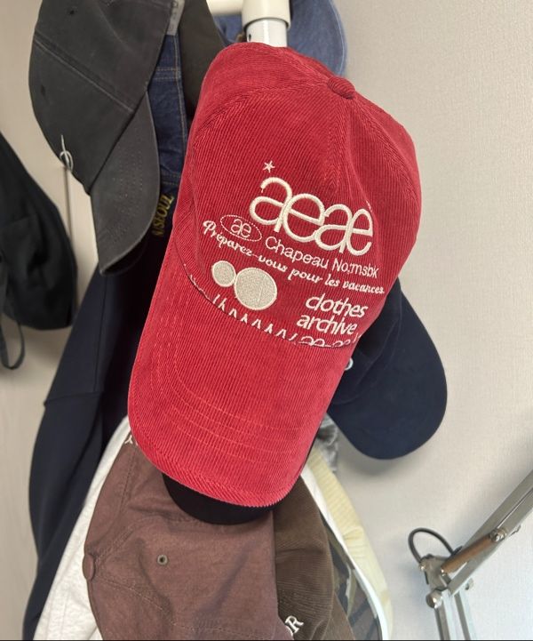 キャップ AEAE WEB LOGO CORDUROY CAP BURGUNDY AE44FUCA007BUR MUSINSA公式 | AEAE WEB LOGO CORDUROY CAP [BURGUNDY]
