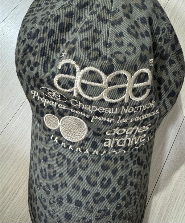aeae WEB LOGO LEOPARD CAP [KHAKI] キャップ WEB LOGO LEOPARD CAP [KHAKI] – aeae JAPAN