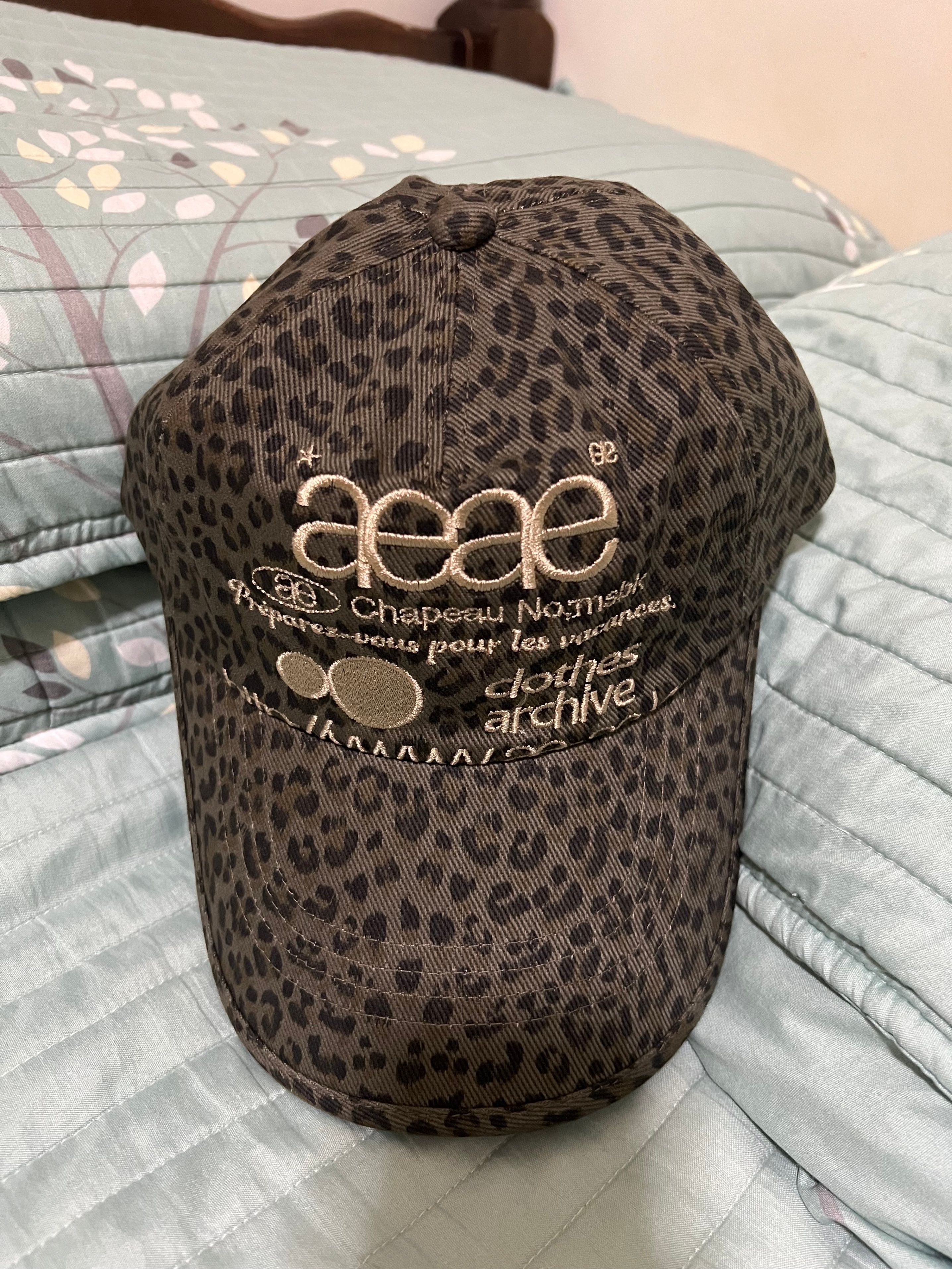 WEB LOGO LEOPARD CAP [KHAKI] aeae キャップ WEB LOGO LEOPARD CAP [KHAKI] – aeae JAPAN