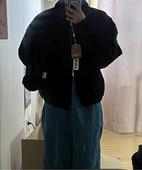 MUSINSA | GLOWNY G TWILL WORK JACKET (BLACK)