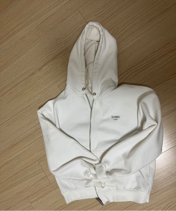 MUSINSA | GLOWNY G BOXY ZIP UP (IVORY)