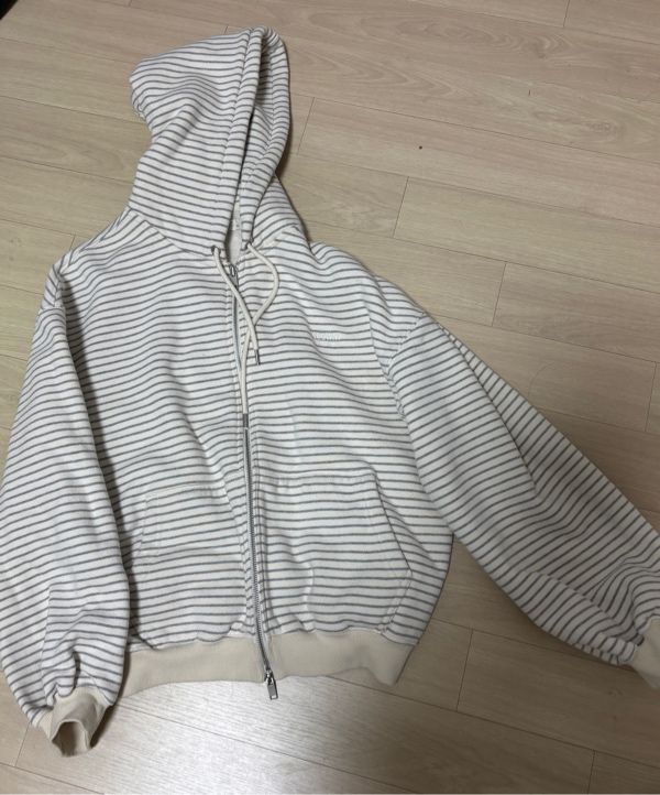 MUSINSA公式 | GLOWNY G BOXY ZIP UP (STRIPE)