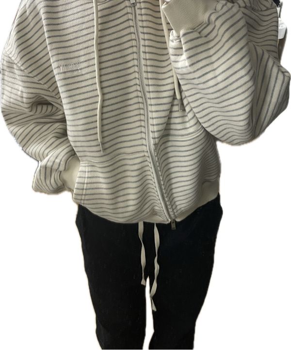MUSINSA | GLOWNY G BOXY ZIP UP (GRAY)