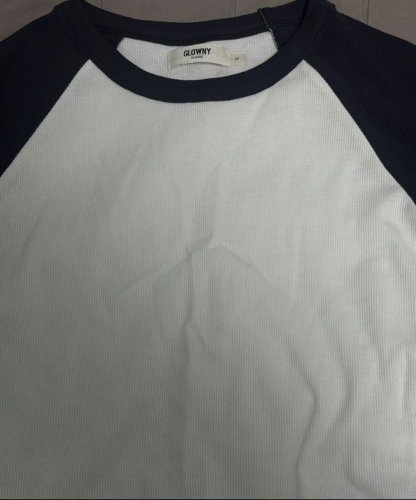 【GLOWNY】★韓国人気★ 3/4 G CONTRAST TEE ★ MUSINSA公式 | GLOWNY 3/4 G CONTRAST TEE (NAVY)