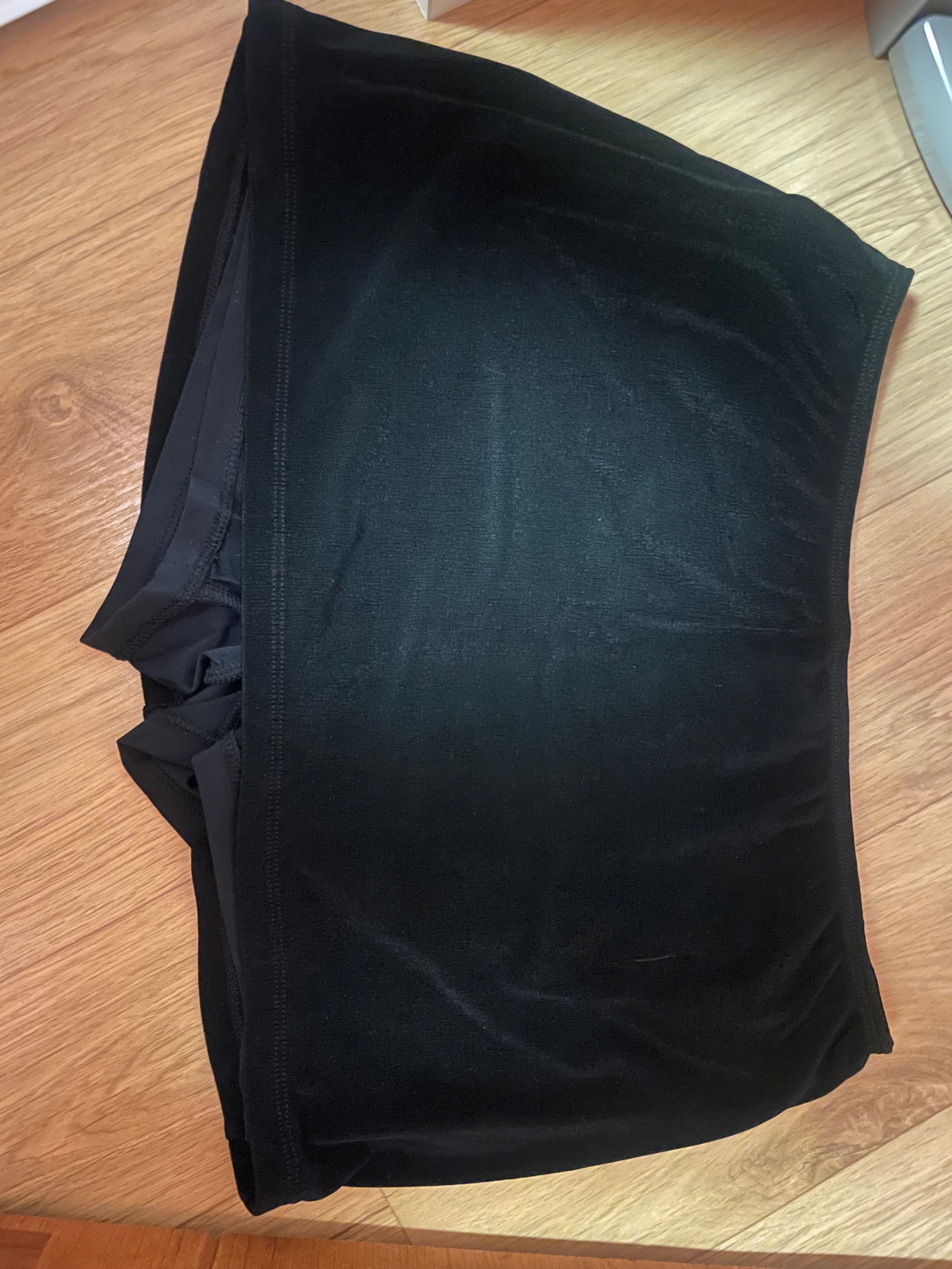 MUSINSA公式 | GLOWNY G BOX MINI SKIRT (BLACK)