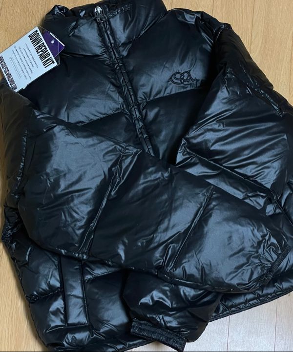 MUSINSA | SCULPTOR 104 Cropped Puffer Down Black