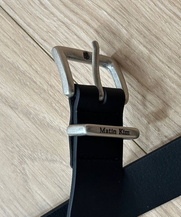 【Matin Kim】VINTAGE LEATHER BELT MUSINSA | MATIN KIM VINTAGE LEATHER BELT IN DARK BROWN