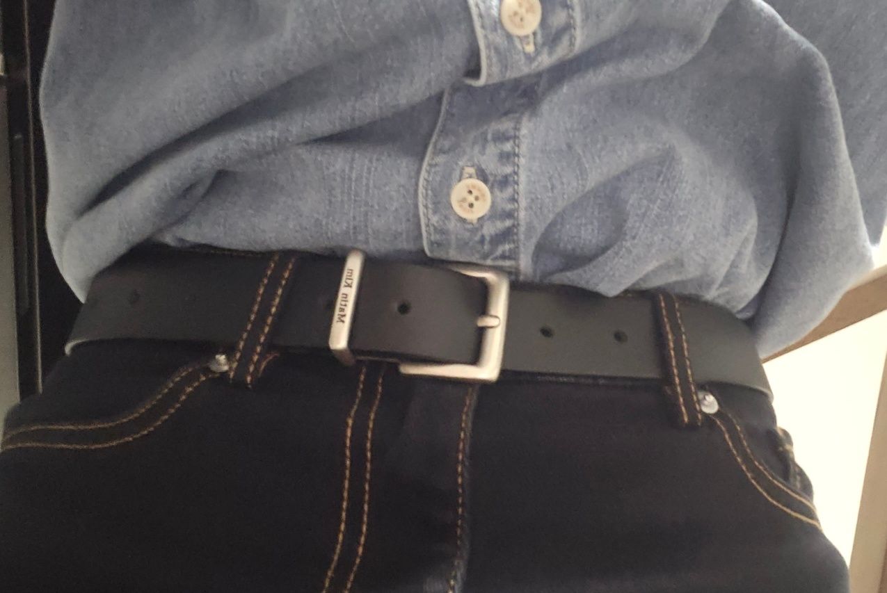 大人気【MATIN KIM】VINTAGE LEATHER BELT ●送料・関税込● MUSINSA | MATIN KIM VINTAGE LEATHER BELT IN DARK BROWN