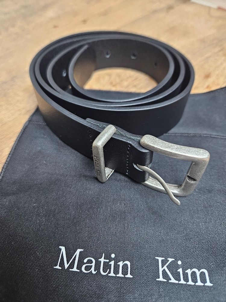 【Matin Kim】VINTAGE LEATHER BELT MUSINSA | MATIN KIM VINTAGE LEATHER BELT IN DARK BROWN