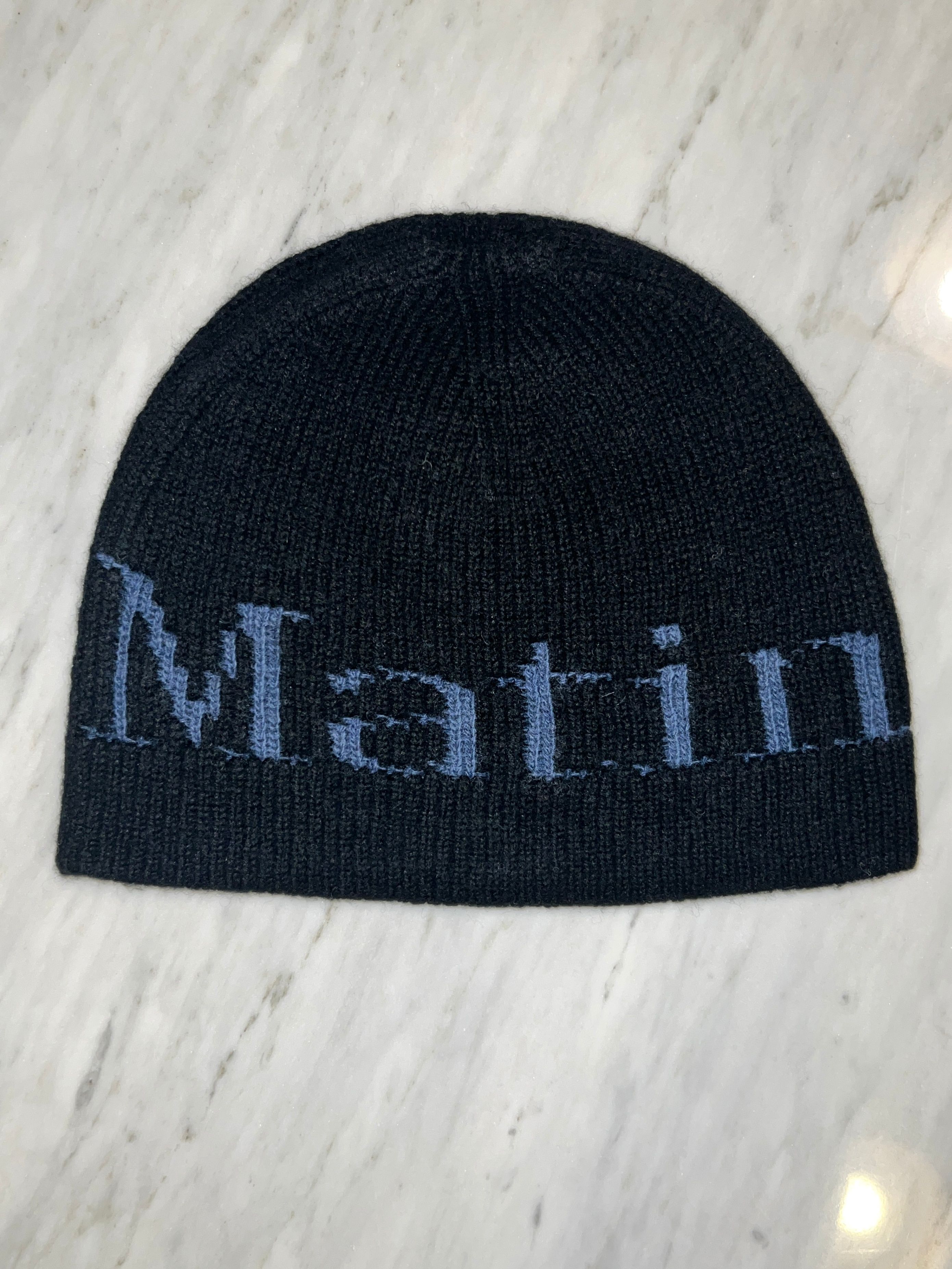 マーティン キム　BACK LOGO JACQUARD KNIT MK2434CD021MBE_2.jpg